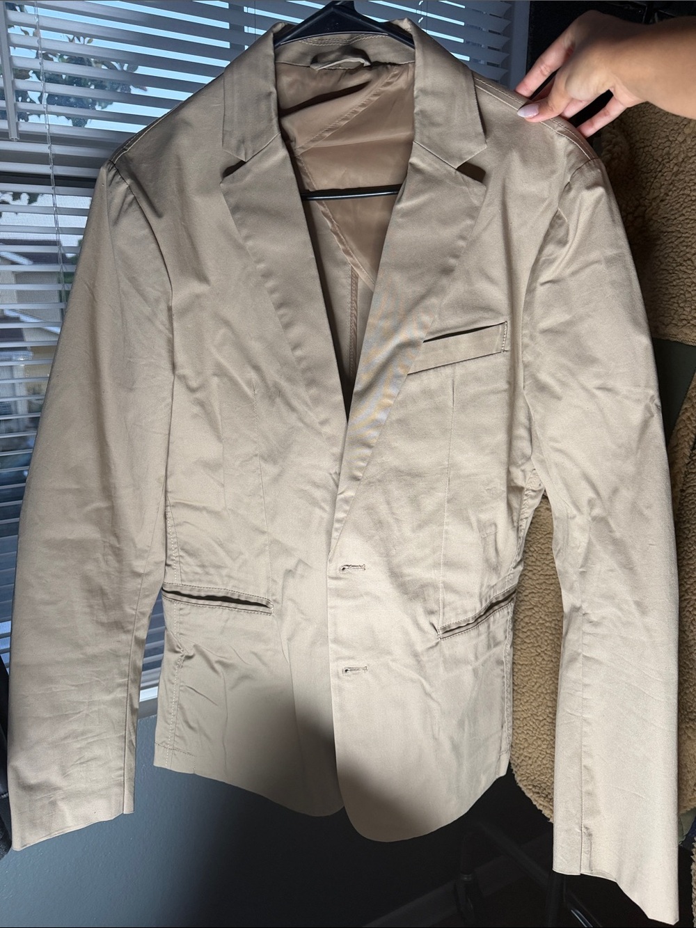 Armani Exchange Light Beige Casual Blazer